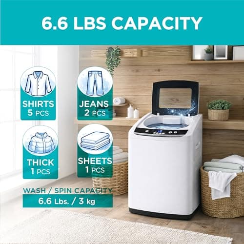 BLACK+DECKER 0.9 Cu. Ft. Portable Washer (BPWM09W) thumbnail 2