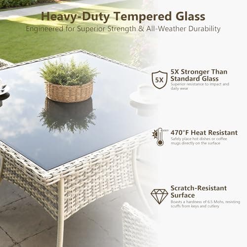 COSCO Outdoor Living 5-Piece Paloma Dining Set thumbnail 5