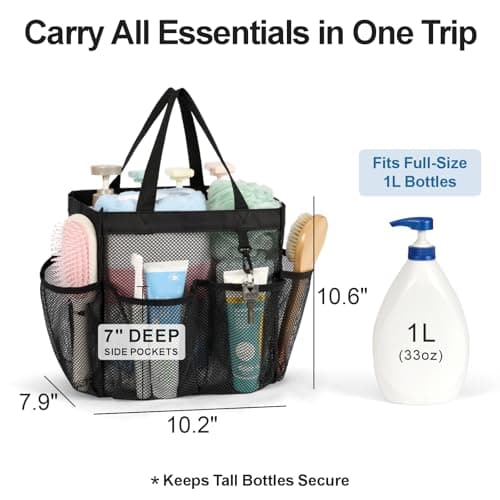 F-color Shower Caddy Basket Mesh Tote thumbnail 2