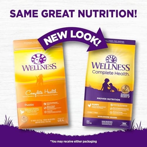 Wellness Complete Health Puppy Deboned Chicken, Oatmeal & Salmon Meal thumbnail 3