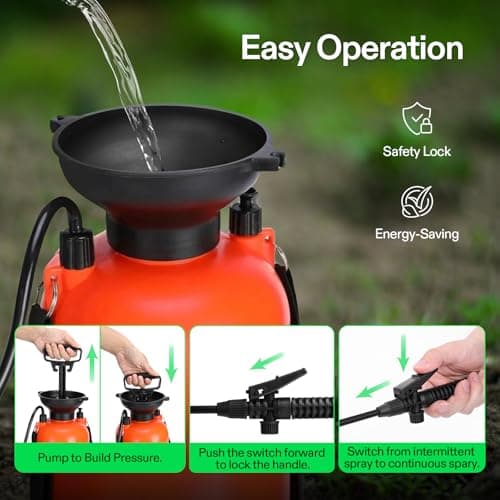VIVOSUN 1.5 Gallon Pump Pressure Sprayer thumbnail 4