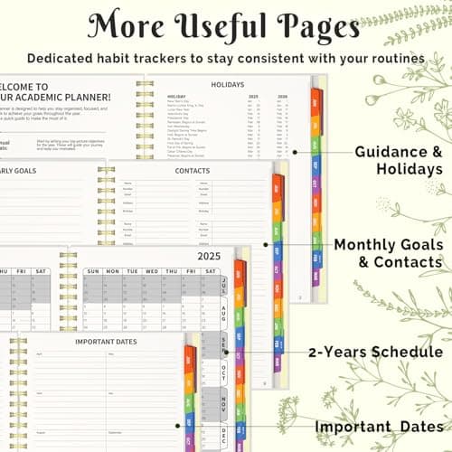 Ink+Volt Academic Planner 2025-2026 with Goal Setting thumbnail 4