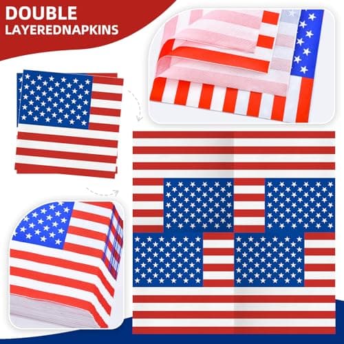 Amscan Patriotic Tableware Mega Pack thumbnail 4
