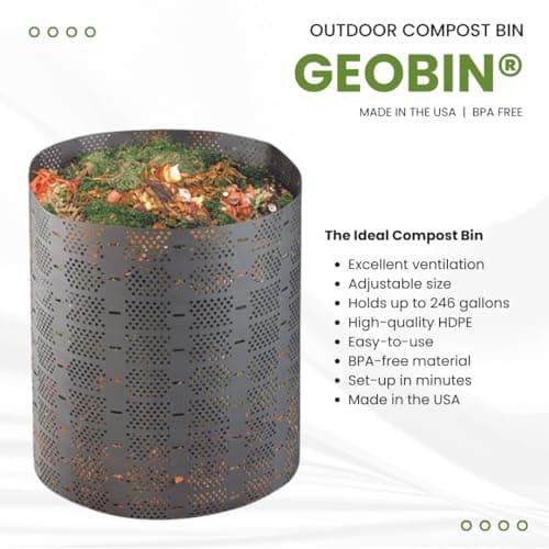 Geobin 246-Gallon Expandable Outdoor Compost Bin thumbnail 4