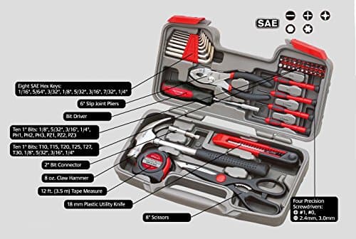 Apollo Tools 39-Piece General Household Tool Set thumbnail 3