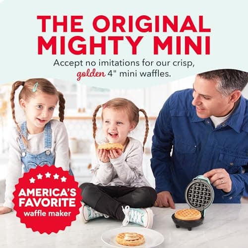 DASH Mini Waffle Maker thumbnail 2