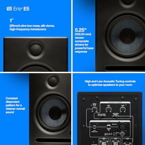 PreSonus Eris E5 XT Studio Monitor thumbnail 4
