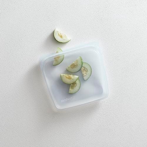 Stasher Silicone Reusable Sandwich Bag (28 oz, Clear) thumbnail 4