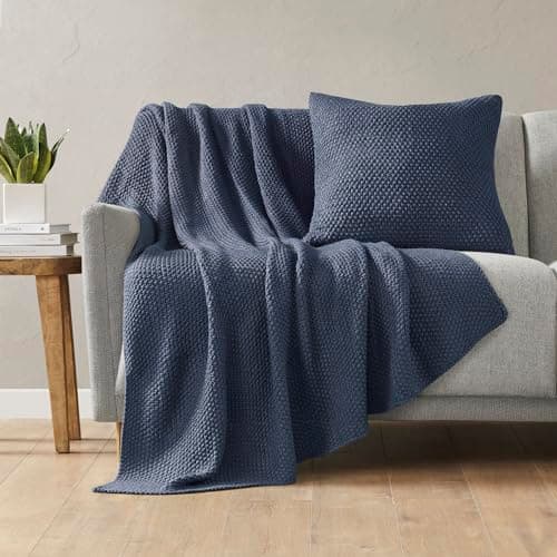 INK+IVY Bree Knit Throw Blanket - image 1