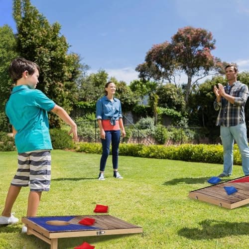 Backyard Champs Folding Wooden Cornhole Set thumbnail 4