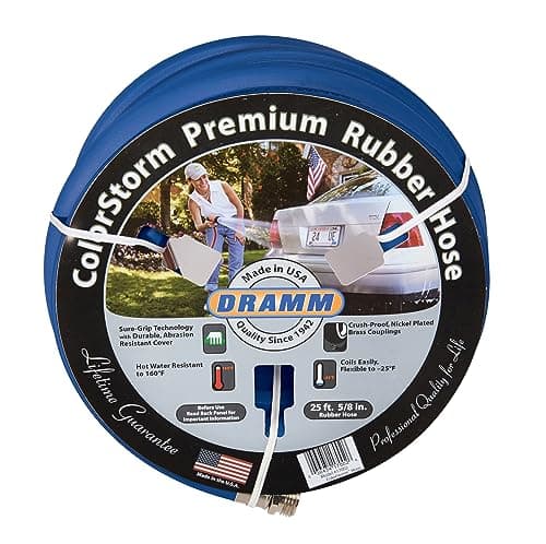 Dramm ColorStorm Premium Rubber Garden Hose 5/8 in x 50 ft - image 1