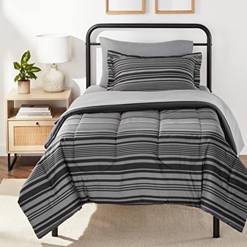 AmazonBasics Lightweight Microfiber Twin XL Comforter Set - image 1