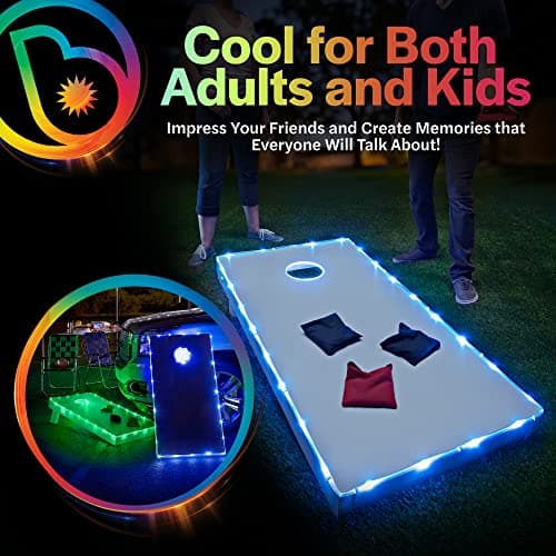 Skywin Premium Cornhole Boards with Lights thumbnail 3