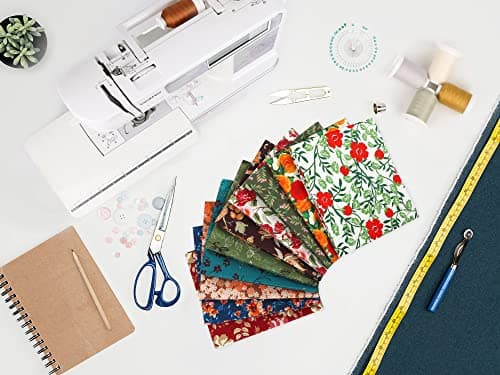 Craftido 100% Cotton Fat Quarter Bundle (10 Pieces, 18" x 21") thumbnail 5