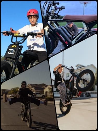 MACFOX X1S Fat Tire Electric Commuter Bike thumbnail 3