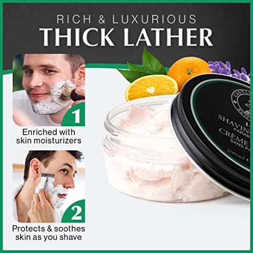 Castle Forbes Lavender Essential Oil Shaving Cream thumbnail 4