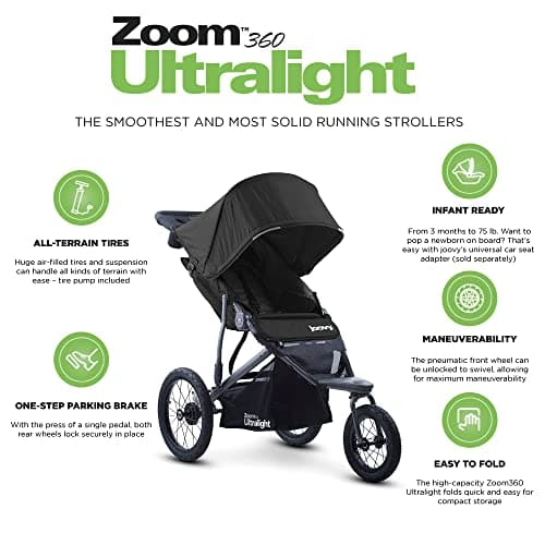 Joovy Zoom360 Ultralight Jogging Stroller thumbnail 4