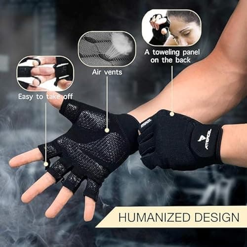 ATERCEL Workout Gloves for Men and Women thumbnail 2