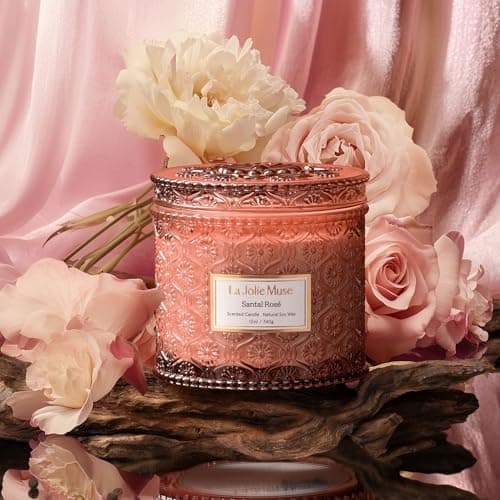 LA JOLIE MUSE Santal Rose Candle (12 oz) thumbnail 3
