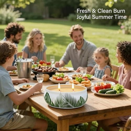 Aunt Fannie's FlyPunch Citronella Party Candle 4-Pack thumbnail 5