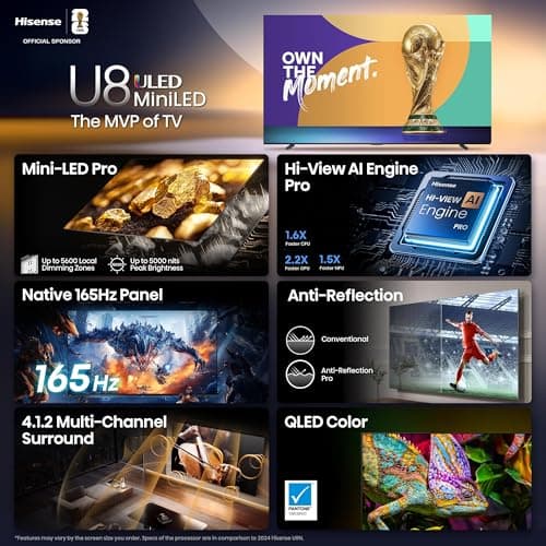 Hisense U8N Mini-LED 65-inch thumbnail 4