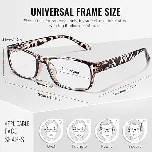 GAOYE 5-Pack Blue Light Blocking Glasses thumbnail 4