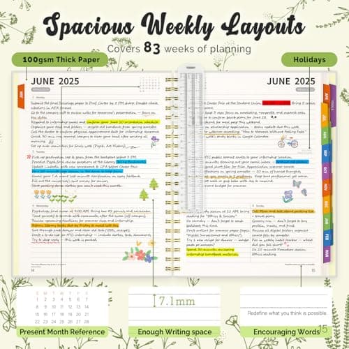 Ink+Volt Academic Planner 2025-2026 with Goal Setting thumbnail 3