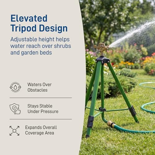 Orbit 58322 Zinc Impact Sprinkler on Tripod Base thumbnail 5