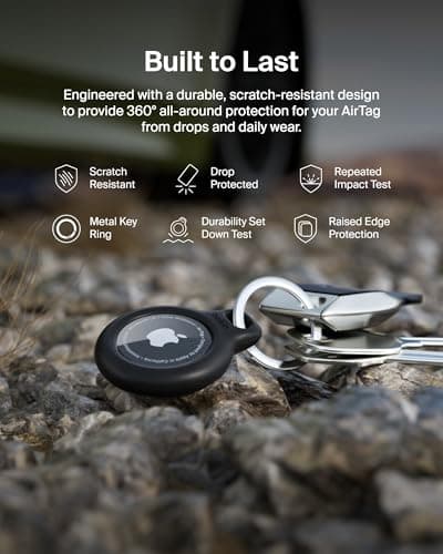Belkin Apple AirTag Secure Holder with Key Ring thumbnail 5