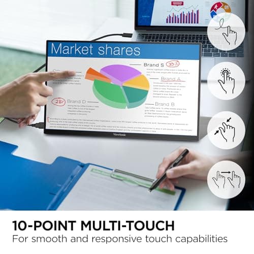ViewSonic TD1656-2K 16-Inch Touchscreen Portable Monitor thumbnail 3