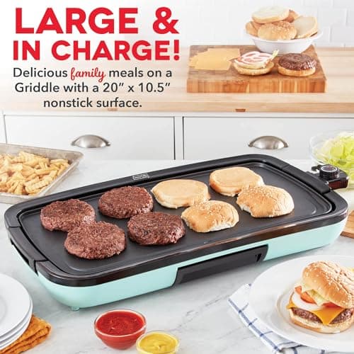 DASH Everyday Nonstick Electric Griddle 20-Inch thumbnail 2