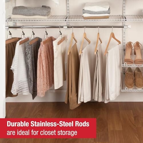 Rubbermaid Configurations Custom Closet Kit 6-10 Ft. (White) thumbnail 5