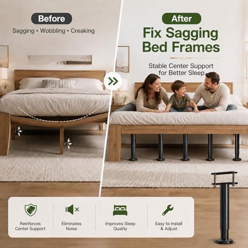 Kings Brace Heavy Duty Steel Bed Risers (4-Pack) thumbnail 3