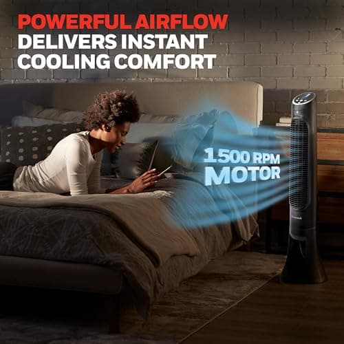 Honeywell QuietSet Whole Room Tower Fan (HYF290B) thumbnail 3