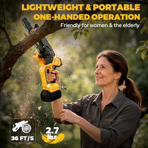 KIMO 6-Inch Mini Chainsaw 20V thumbnail 5