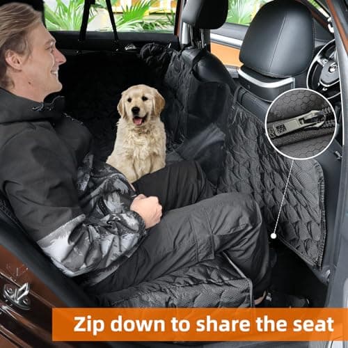 PETICON Dog Car Seat Cover with Mesh Window thumbnail 2