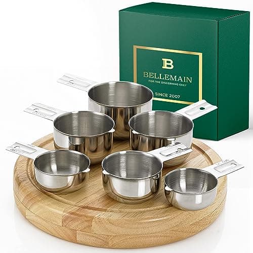 Bellemain One-Piece Stainless Steel Measuring Cups Set of 6 - image 1
