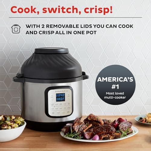 Instant Pot Duo Crisp 11-in-1 Air Fryer and Pressure Cooker Combo (6 Quart) thumbnail 3