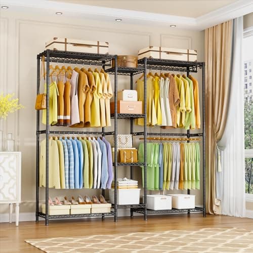 Ulif E4 Wire Garment Rack Freestanding Closet Organizer (920 LBS) thumbnail 3