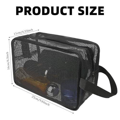 Coraje Mesh Shower Caddy Portable Tote thumbnail 4