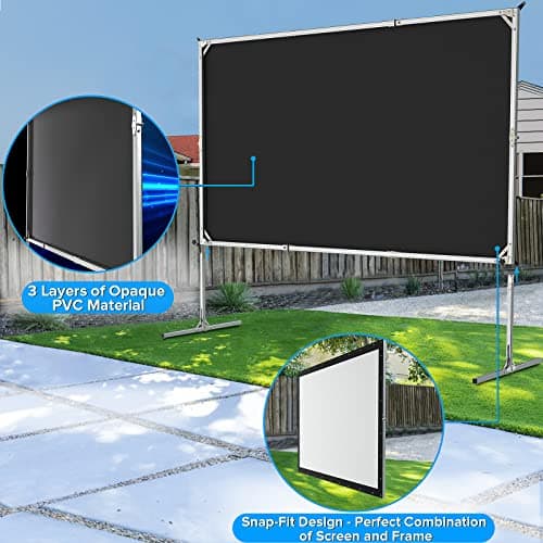 Fxitlou 120-inch Outdoor Projector Screen thumbnail 4