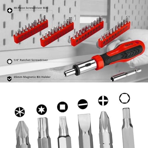 DEKOPRO 188-Piece Home Tool Set thumbnail 4