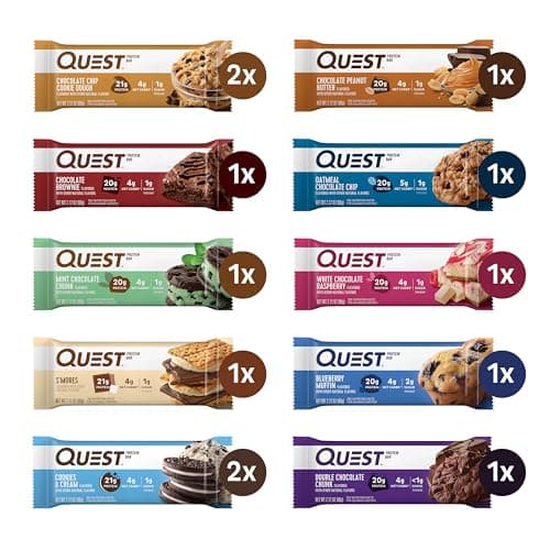 Quest Nutrition Protein Bars, Chocolate Chip Cookie Dough (12-Pack) thumbnail 2