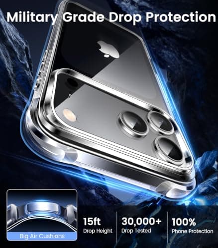Mkeke for iPhone 18 Pro Case Clear [Not-Yellowing] thumbnail 3
