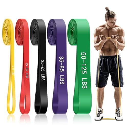 Pull Up Assistance Bands, 5-Level Resistance Bands for Working Out