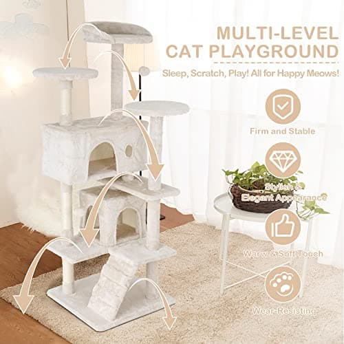Go Pet Club 72-Inch Cat Tree thumbnail 3