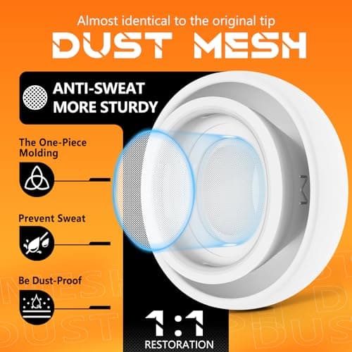 Inesore 4 Pairs Replacement Ear Tips for AirPods Pro 2nd/1st (White) thumbnail 4