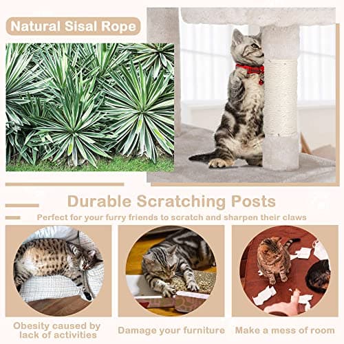 Go Pet Club 72-Inch Cat Tree thumbnail 5