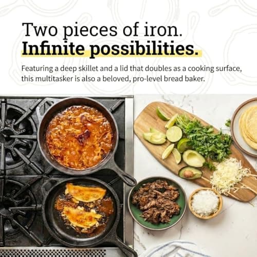 Lodge Cast Iron Combo Cooker (3.2 Quart) thumbnail 3