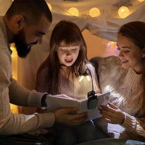 Vekkia 14 LED Rechargeable Book Light for Reading at Night thumbnail 4